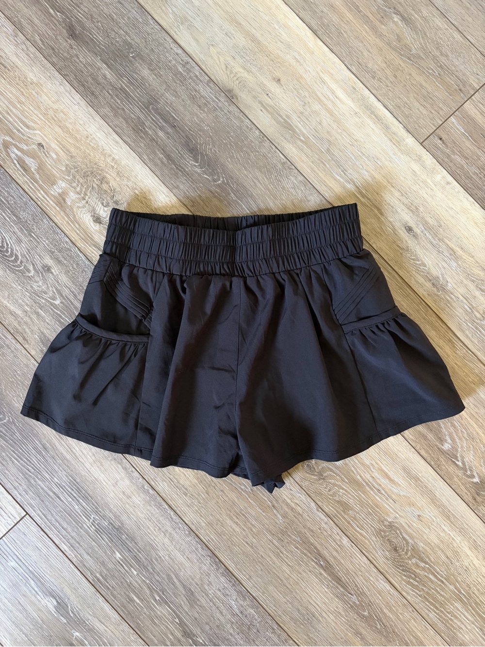 Anrabess Get Your Flirt On Women’s Ruffle Athletic Shorts